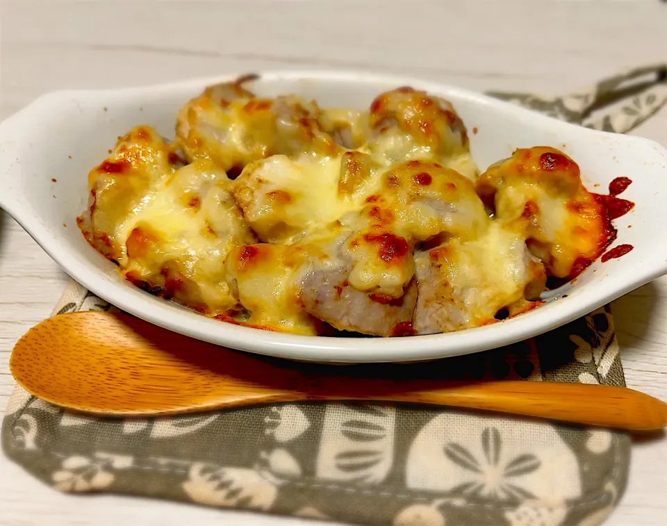 里芋グラタン|もっさんさん