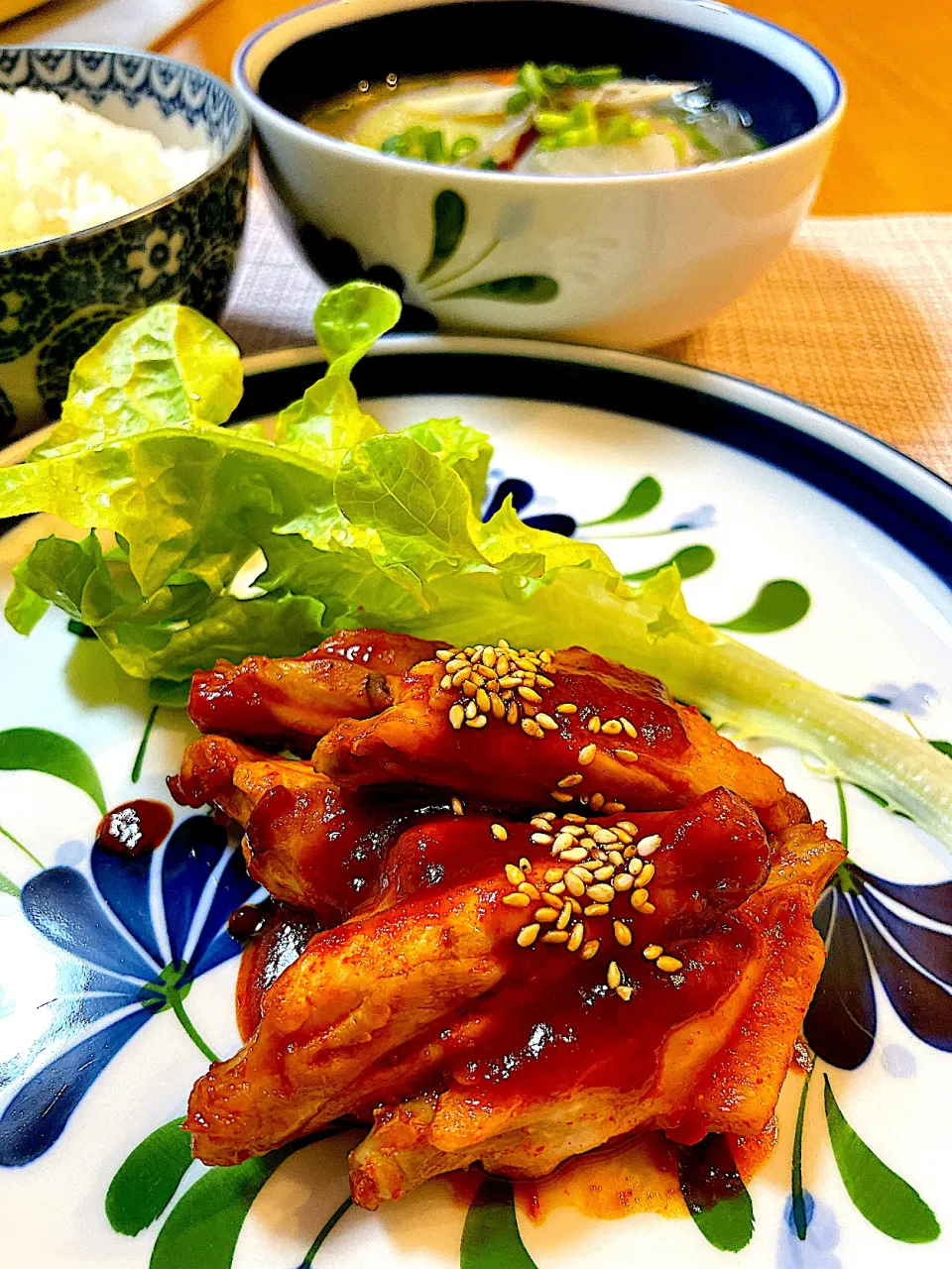 手羽中でヤンニョムチキン|Mikaさん