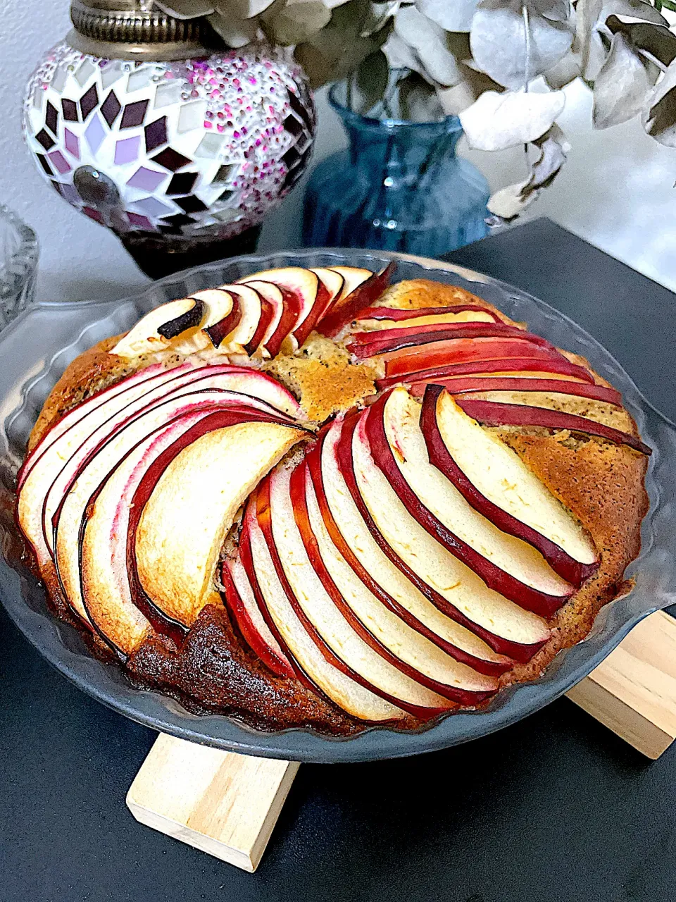 紅玉と紅茶の米粉豆乳ケーキ|Mikaさん