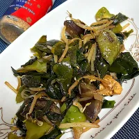 ワカメ入り野菜炒め|woocofaさん