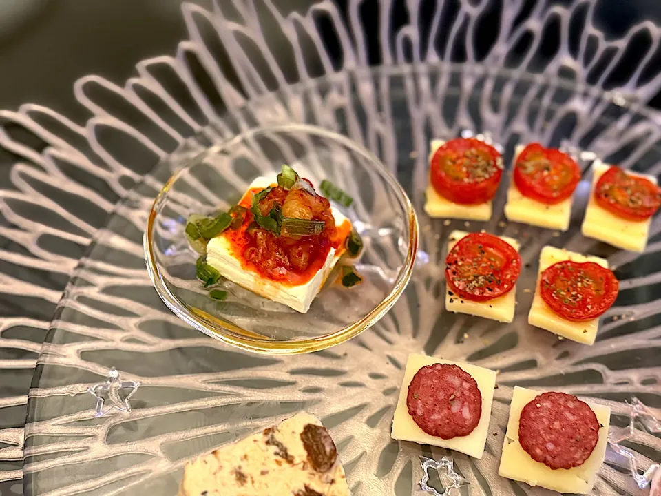 クリームチーズ×チャンジャのアミューズ|yokoさん