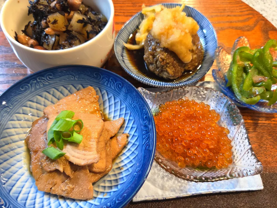 まぐろの煮付け、いくら|aoiさん