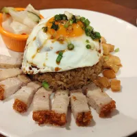 Pork lard fried rice 🐽😍😋The Butchers Kitchen Mid Valley JB|🍒lynnlicious🍒さん