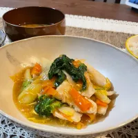 白菜と鶏むねのとろみ煮|かりさん