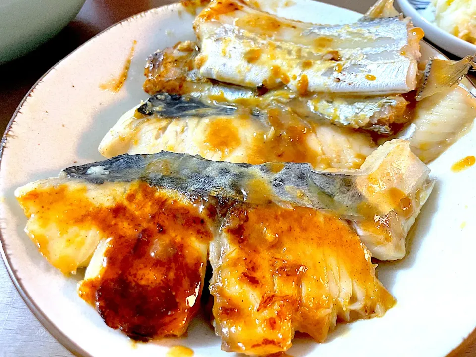 鰆と太刀魚の味噌煮|くうちゃんさん