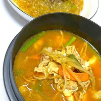 スンドゥブとチャプチェ|リアさん