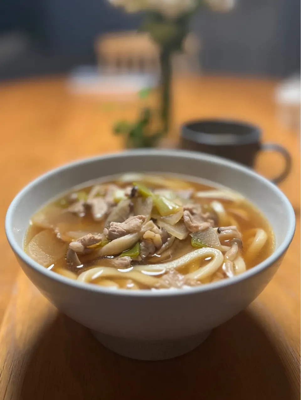 11/6の朝食　朝うどん|yoneさん