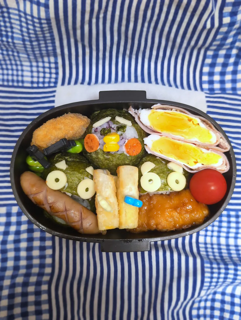 おにぎり星人弁当|ハリネズミさん