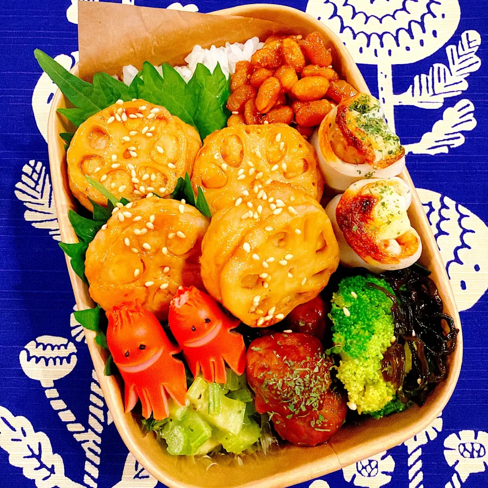 2025.11.6 レンコンのはさみ焼き弁当✨|maicoooさん