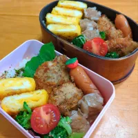 バジルチーズのチキンカツ弁当|さやかさん