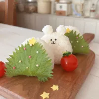 ツリーおにぎり🎄くまさんおにぎり🧸