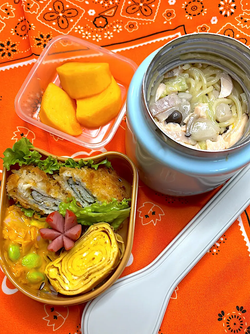 11/6 サーモンクリームパスタ弁当|JUNe28さん