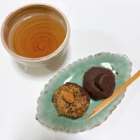 アーモンドとチョコのおはぎ| ちゃみこさん