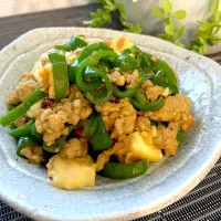 ピーマンとひき肉のカレー炒め|KAORIさん