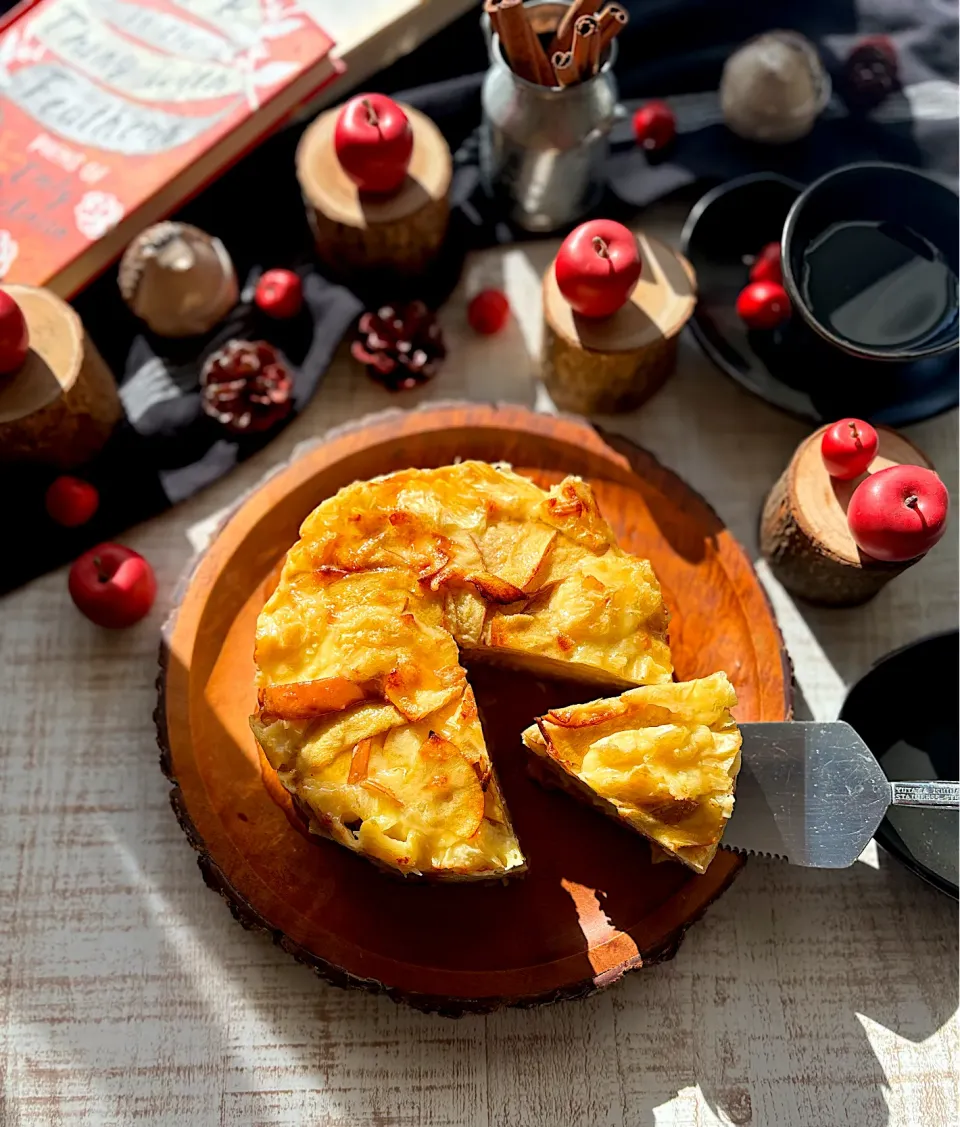 リンゴとカマンベールチーズのガトーインビジブル|マーブルさん