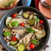 タラとアサリnoアクアパッツア