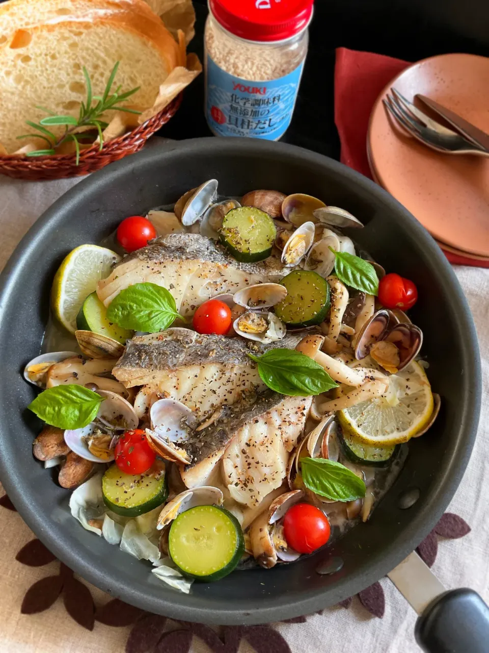 タラとアサリnoアクアパッツア|スイーツポテトさん