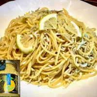 瀬戸内産塩レモンで麺好きランチ                           「しらす・塩レモンパスタ」| mottoさん