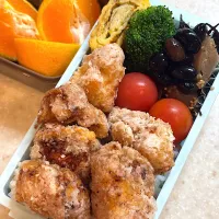 娘お弁当（から揚げ）|takezooさん