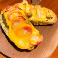 バジルソースでピザトースト|kaladacafemakumaさん