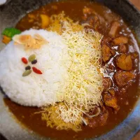 チキンチーズカレー@月夜のライオン|へろへろさん
