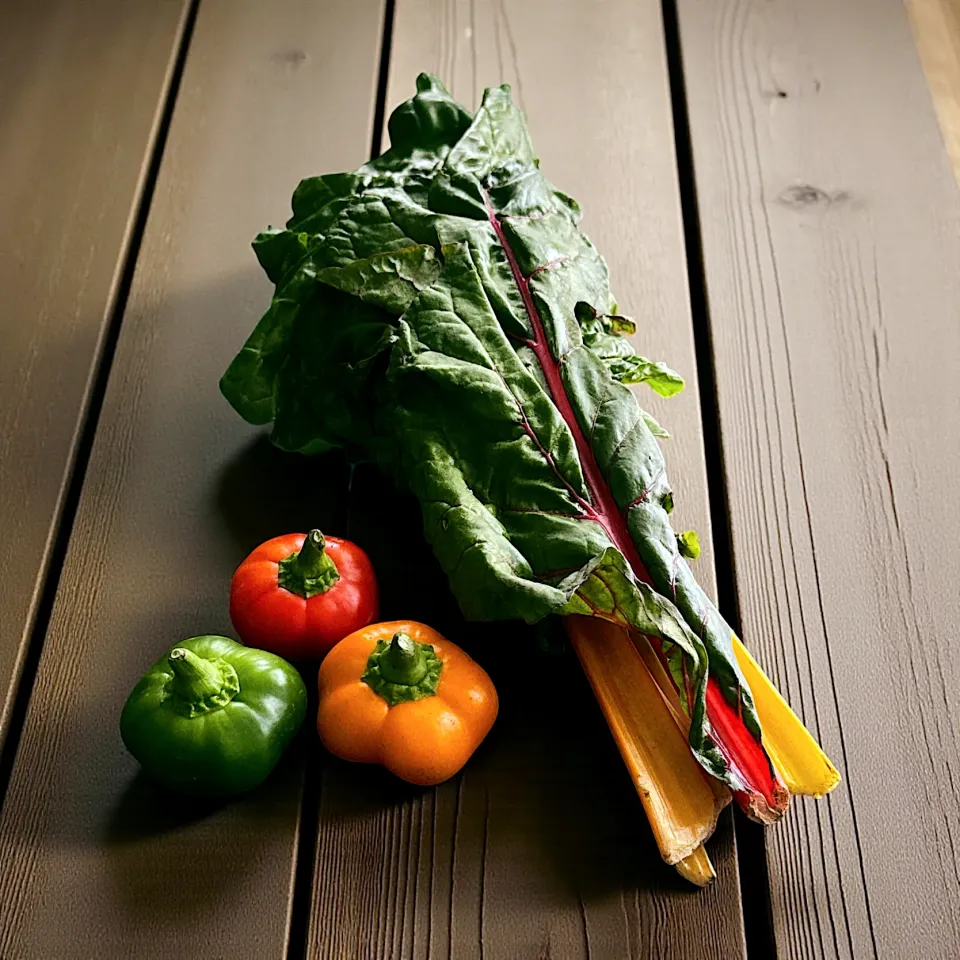 スイスチャード・フルーツパプリカ購入|りょうりょうさん