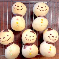 雪だるまパン☃️|akanyeさん