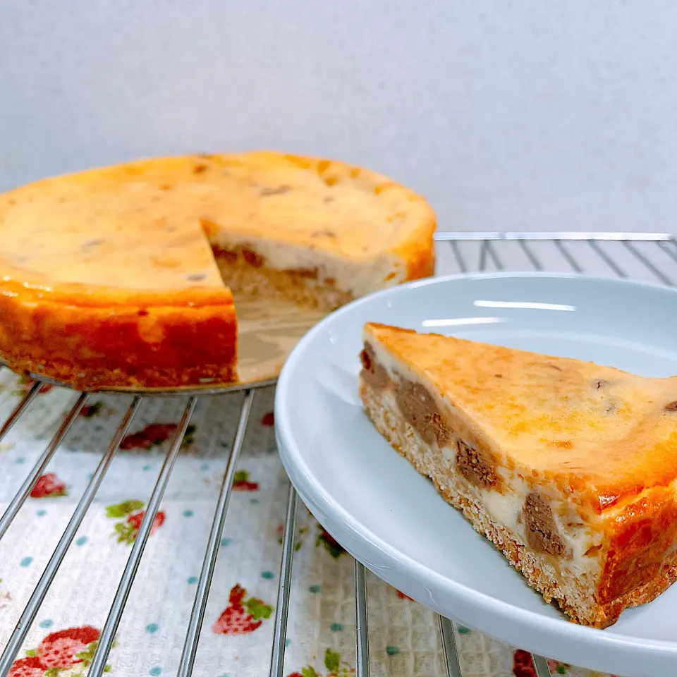 チョコミックスチーズケーキ♡|まゆかさん