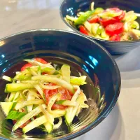 トマトと胡瓜の和えもの|ぎんさん