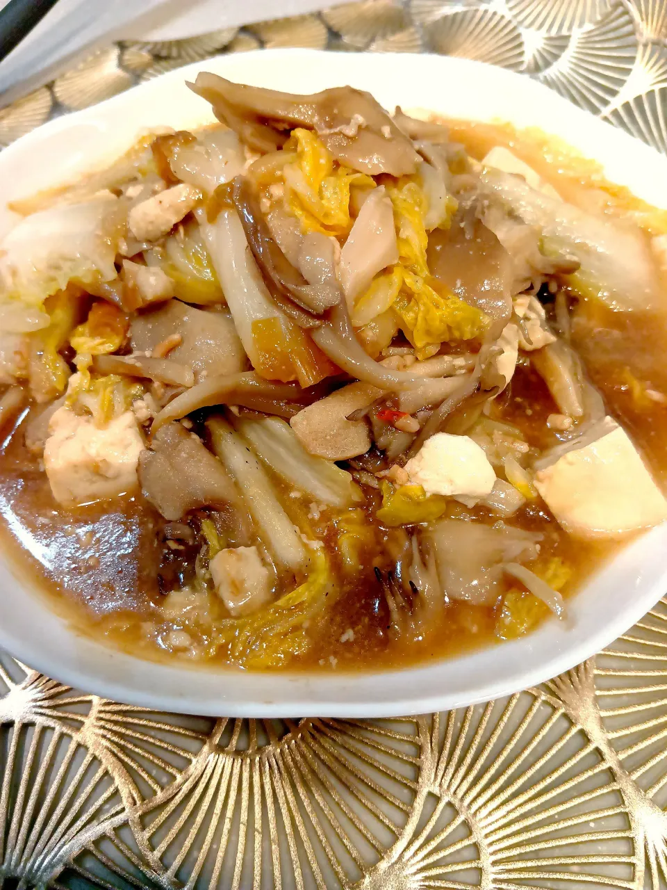 白菜と舞茸の炒め物|うーくーちゃんさん