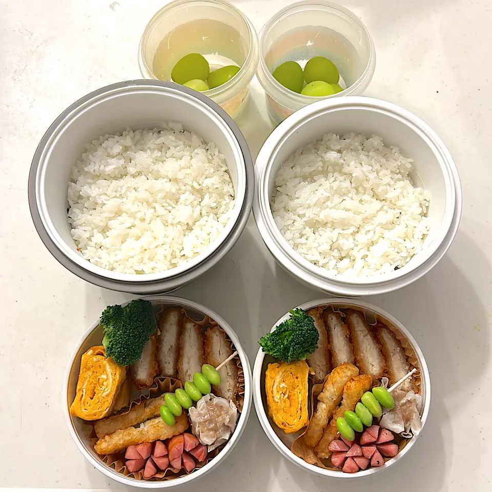 甘辛チキン
焼売
ポテト
卵焼き
シャウエッセン
ブロッコリー
枝豆
のり弁
シャインマスカット|ayumomさん