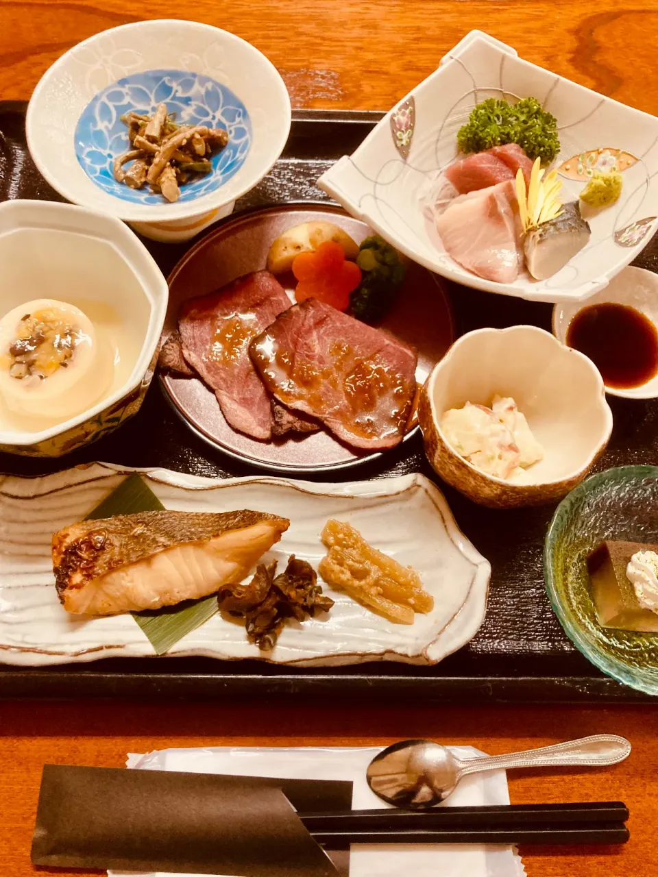 夏油温泉「元湯夏油」の夕食|Go Satoさん