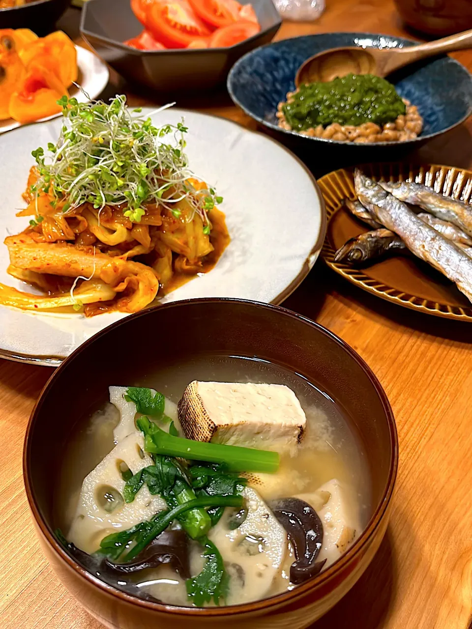 キクラゲのみそ汁|おさかなさん