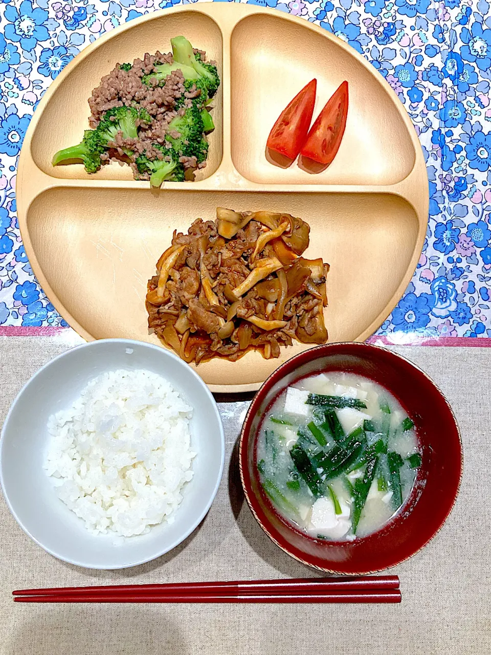 ポークケチャップとブロッコリー挽肉あんかけ|おしゃべり献立さん