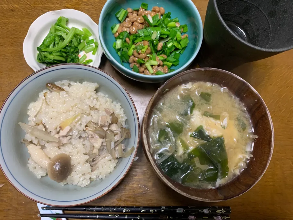 夕食　炊き込みご飯|ATさん