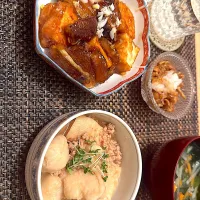 里芋のそぼろ煮＆ナスと厚揚げの中華風炒め|Yuki Kamogawaさん