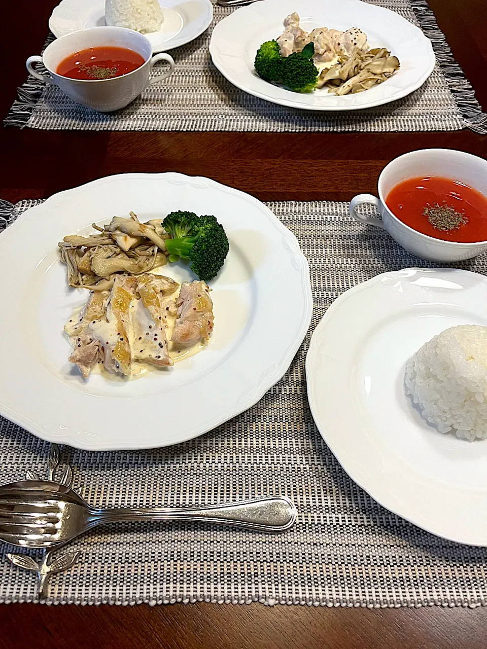 鶏のマスタードレモンクリーム煮|lingesさん