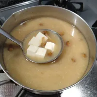 なめこと豆腐のみそ汁|しまだ ちえこさん