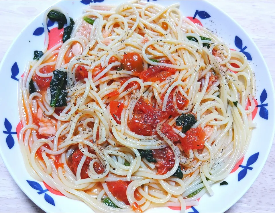 2025 1104　トマトソースパスタ|いもこ。さん