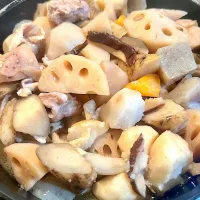 筑前煮・金沢れんこんメイン|unosuke.catさん