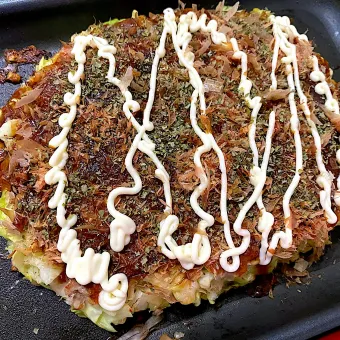 Snapdishの人気料理写真:キャベツたっぷりお好み焼き