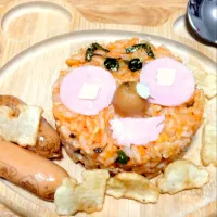 アンパンマンのチキンライス|ゆきりんさん