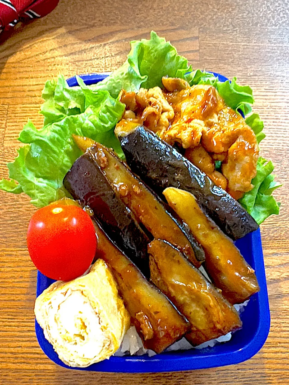 手抜き麻婆茄子弁当|みどりさん