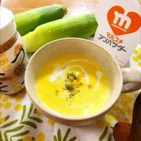 つぶみそでコーンポタージュ🌽|ナオミさん