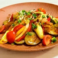 麻婆ネギズッキーニ|tap.rinさん