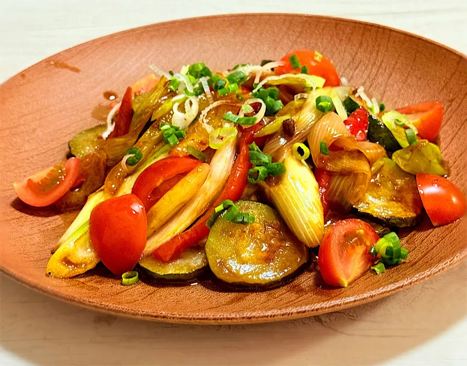 麻婆ネギズッキーニ|tap.rinさん