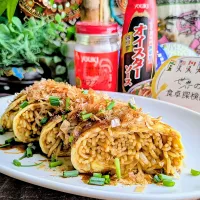 🌏『世界の食卓探検隊』🇨🇳中国料理
【🇨🇳オイスター焼きそばロール】|ayaさん