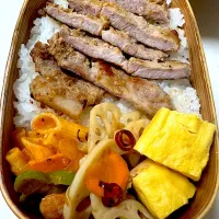 豚の味噌漬け弁当|あささん