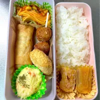 春巻/コロッケ弁当|あおのりさん