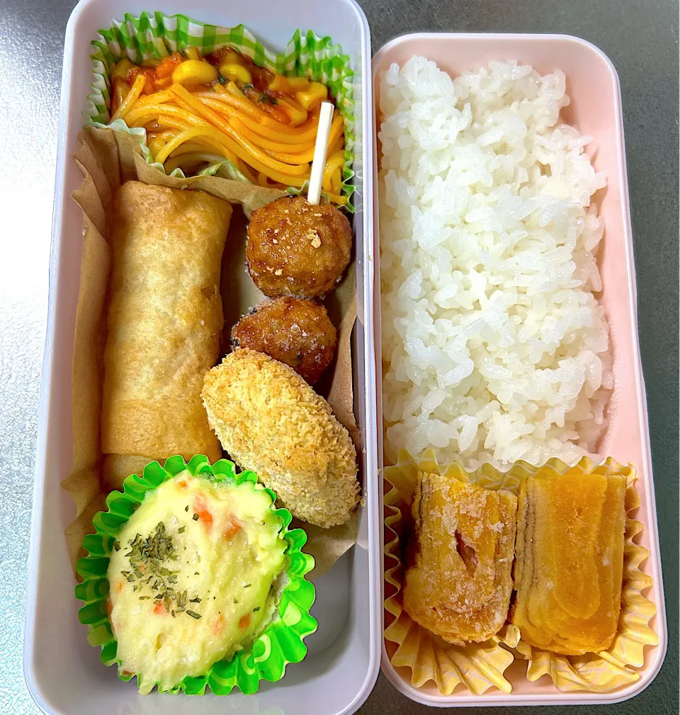 春巻/コロッケ弁当|あおのりさん